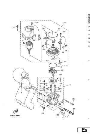 Diagram for POWER TRIM & TILT ASSY 2