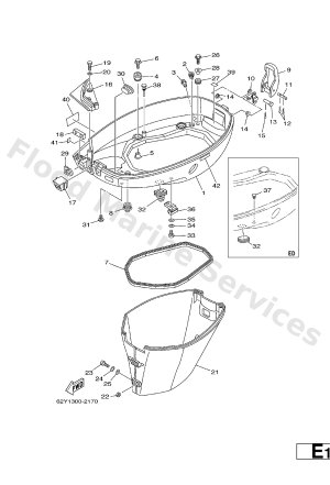 Diagram for BOTTOM COWLING