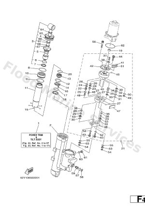 Diagram for POWER TRIM & TILT ASSY 1