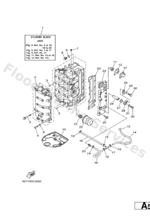 Diagram for CYLINDER. CRANKCASE 1