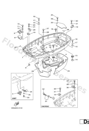 Diagram for BOTTOM COWLING