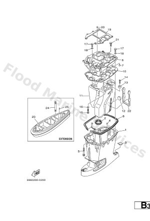 Diagram for UPPER CASING