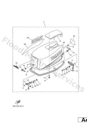 Diagram for TOP COWLING 1