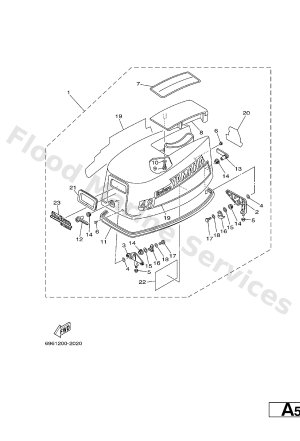 Diagram for TOP COWLING 2