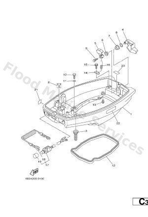 Diagram for BOTTOM COWLING