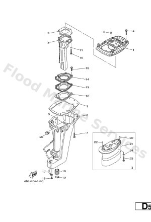 Diagram for UPPER CASING