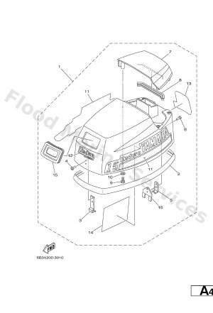 Diagram for TOP COWLING