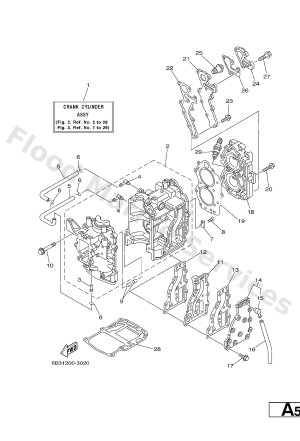 Diagram for CYLINDER. CRANKCASE