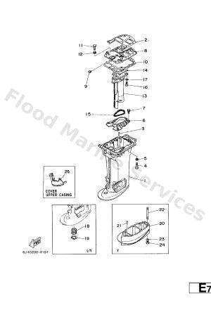 Diagram for UPPER CASING 1