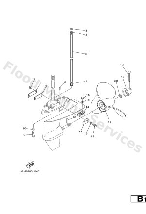 Diagram for LOWER CASING. DRIVE 4
