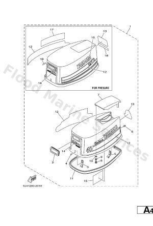 Diagram for TOP COWLING