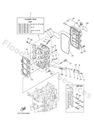 Diagram for CYLINDER & CRANKCASE 2