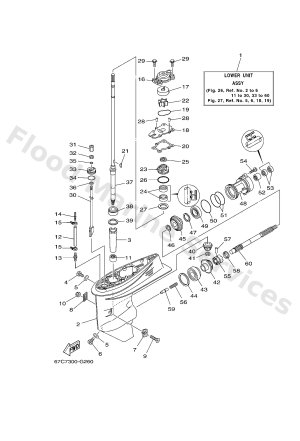 Diagram for LOWER CASING & DRIVE 1