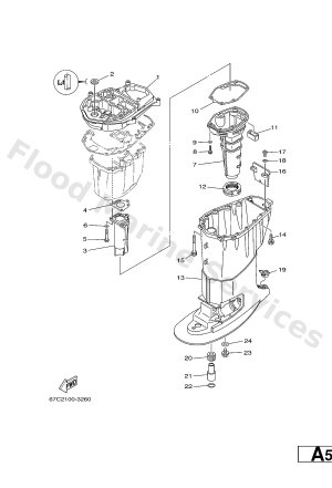 Diagram for UPPER CASING