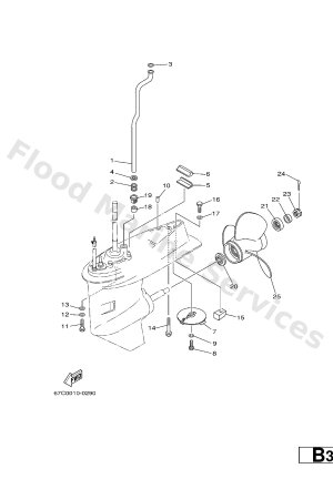 Diagram for LOWER CASING & DRIVE 2