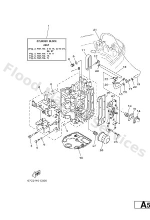 Diagram for CYLINDER & CRANKCASE 1