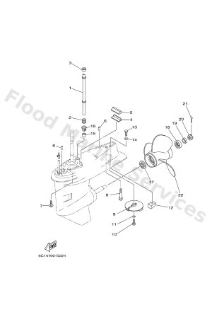 Diagram for LOWER CASING & DRIVE 2