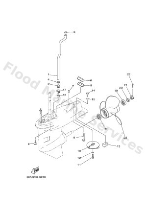 Diagram for LOWER CASING & DRIVE 2