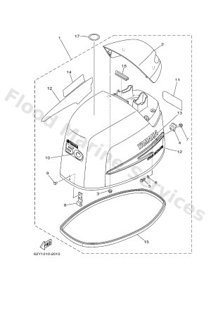 Diagram for TOP COWLING
