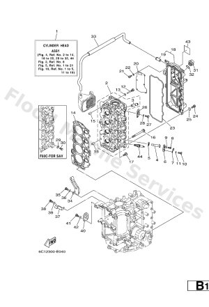 Diagram for CYLINDER & CRANKCASE 2