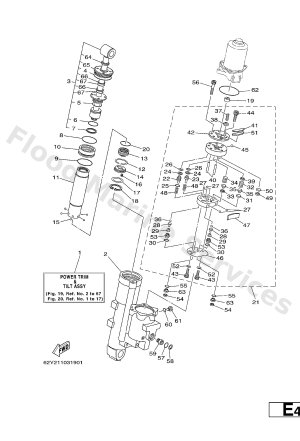 Diagram for POWER TRIM & TILT ASSY 1