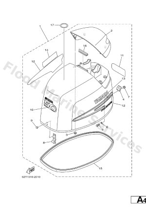 Diagram for TOP COWLING