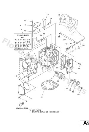 Diagram for CYLINDER & CRANKCASE 1