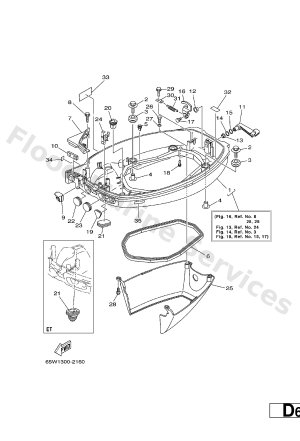 Diagram for BOTTOM COWLING
