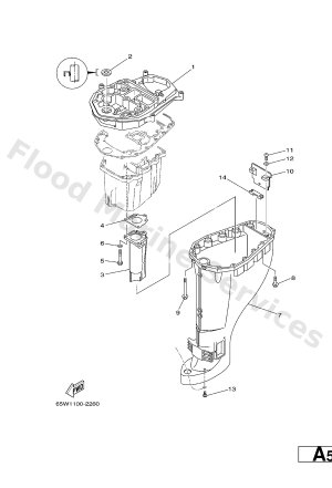 Diagram for UPPER CASING
