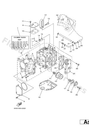 Diagram for CYLINDER. CRANKCASE 1