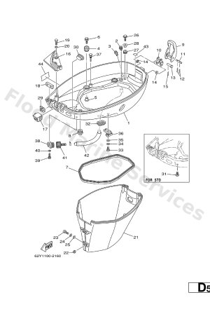 Diagram for BOTTOM COWLING