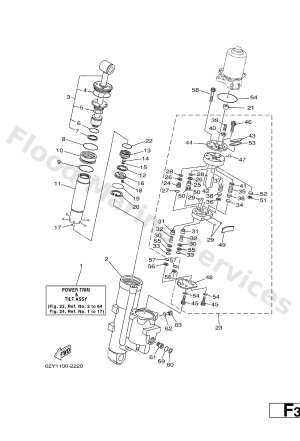 Diagram for POWER TRIM & TILT ASSY 1