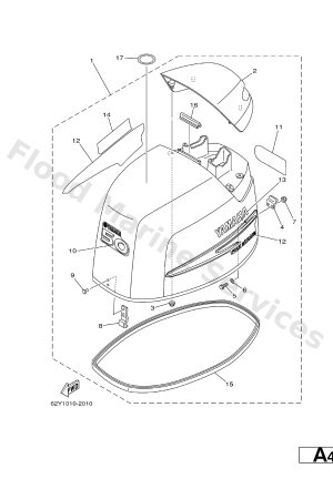 Diagram for TOP COWLING
