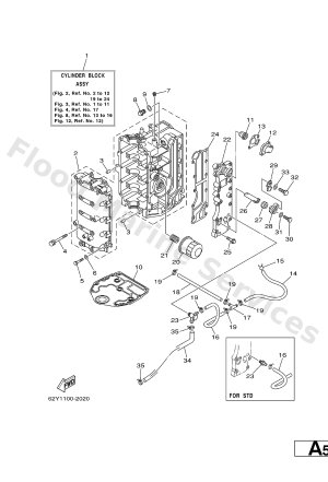 Diagram for CYLINDER. CRANKCASE 1