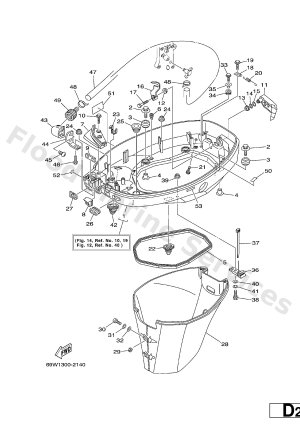 Diagram for BOTTOM COWLING