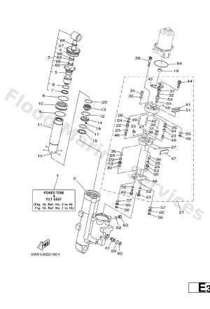 Diagram for POWER TRIM & TILT ASSY 1