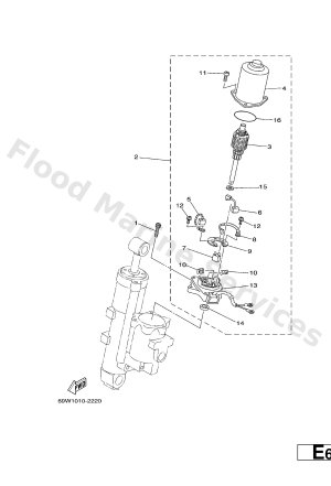 Diagram for POWER TRIM & TILT ASSY 2