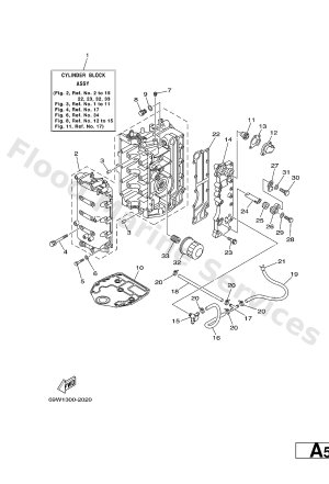 Diagram for CYLINDER. CRANKCASE 1