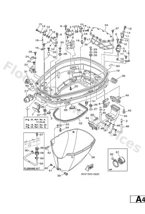 Diagram for BOTTOM COWLING