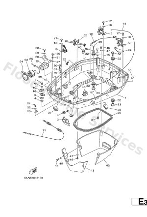 Diagram for BOTTOM COWLING