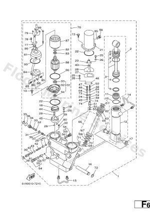 Diagram for POWER TRIM & TILT ASSY