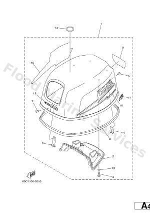 Diagram for TOP COWLING