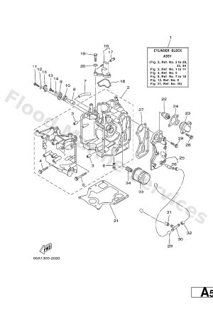 Diagram for CYLINDER. CRANKCASE 1