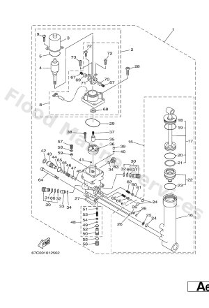 Diagram for POWER TRIM & TILT ASSY