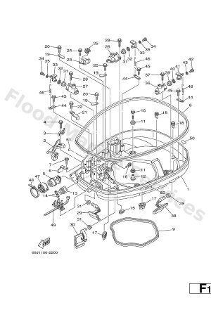 Diagram for BOTTOM COWLING 1
