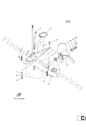 Diagram for LOWER CASING. DRIVE 2
