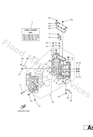 Diagram for CYLINDER. CRANKCASE 1