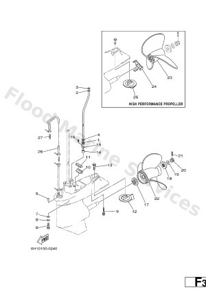 Diagram for LOWER CASING. DRIVE 2