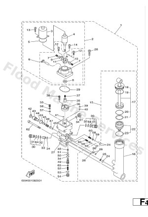 Diagram for POWER TRIM & TILT ASSY