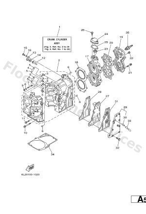 Diagram for CYLINDER. CRANKCASE